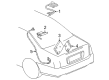 Cadillac DeVille Antenna Diagram - 25761436