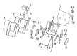 Chevy Equinox Seat Cushion Pad Diagram - 89041881