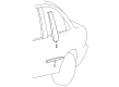 Chevy Metro Door Moldings Diagram - 30015323