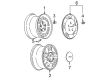 1998 Chevy Venture Spare Wheel Diagram - 9592264