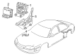 Chevy ABS Wheel Speed Sensor Connector Diagram - 12167117