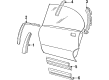 1992 Pontiac Bonneville Door Moldings Diagram - 25613522