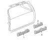 1999 Oldsmobile Bravada Emblem Diagram - 15954653