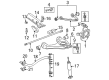 Cadillac Control Arm Bushing Diagram - 15153952