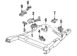 Chevy Engine Torque Strut Mount Diagram - 14094488