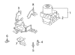 Saturn Astra ABS Control Module Diagram - 93196129