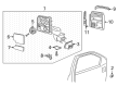 2022 GMC Sierra 3500 HD Side View Mirrors Diagram - 84944531