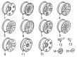 Chevy Equinox Wheel Cover Diagram - 20997899