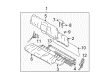 2005 Chevy Silverado 2500 HD Seat Cushion Pad Diagram - 89041081