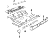 1986 Cadillac DeVille Floor Pan Diagram - 20220000