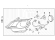 Chevy Captiva Sport Headlight Diagram - 22886834