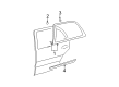 2005 Cadillac DeVille Door Moldings Diagram - 15778512