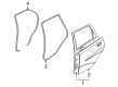 2010 Pontiac G3 Door Seal Diagram - 96692849
