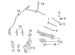 Cadillac Wiper Pivot Diagram - 19208922