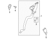 2012 Chevy Camaro Seat Belt Diagram - 19208828
