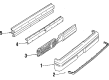 Buick Skyhawk Bumper Reflector Diagram - 917027