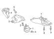 Cadillac Engine Mount Bracket Diagram - 84046829