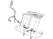 1999 Saturn SL2 Seat Belt Diagram - 21304632
