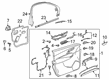 Cadillac XT4 Door Handle Diagram - 84445157