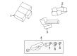 Buick Enclave TPMS Sensor Diagram - 20925924