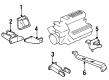 Pontiac Firebird Engine Mount Bracket Diagram - 10274964