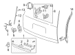 Chevy Tailgate Handle Diagram - 25838218