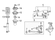 Chevy Shock and Strut Boot Diagram - 25940741