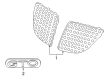Pontiac GTO Emblem Diagram - 92155829