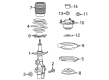 Cadillac CT5 Coil Springs Diagram - 84766444