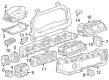 Chevy Silverado 2500 HD Blower Control Switches Diagram - 85605648