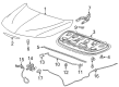 Chevy Hood Cable Diagram - 84100312