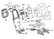 Cadillac Occupant Detection Sensor Diagram - 84740076