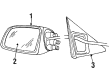 1994 Chevy Lumina Side View Mirrors Diagram - 88896761