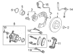Buick Enclave Brake Caliper Repair Kit Diagram - 13504030
