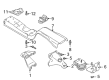 Chevy Tracker Motor And Transmission Mount Diagram - 30026890