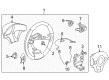 Pontiac G5 Steering Wheel Diagram - 25870038