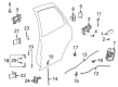 Saturn Door Check Diagram - 22676994