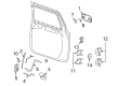 2007 Hummer H2 Door Latch Assembly Diagram - 15816392