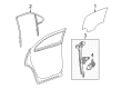 2017 GMC Terrain Door Seal Diagram - 20914530