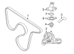 Chevy Drive Belt Diagram - 12576572