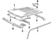 Chevy C3500 Weather Strip Diagram - 15766539