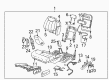 GMC C3500 Center Console Latch Diagram - 12549875