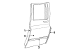 Chevy C20 Suburban Weather Strip Diagram - 15606409