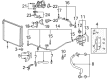 Cadillac SRX Radiator Hose Diagram - 25974696