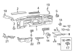 Chevy C3500 Door Lock Cylinder Diagram - 12506503