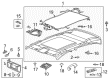 Cadillac XTS Door Handle Diagram - 23489217