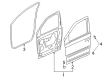 2005 Buick Rendezvous Door Seal Diagram - 10313535