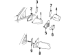 GMC C3500 Side View Mirrors Diagram - 15764760