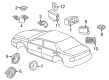 1999 Cadillac Seville Car Speakers Diagram - 25717924
