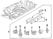 1999 Cadillac DeVille Door Seal Diagram - 25635523